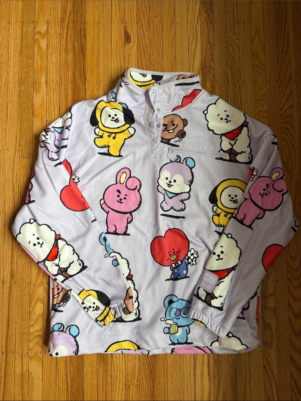 BT21 BTS Pullover Fleece